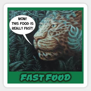 Fast Food joke Sticker